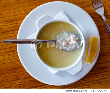 Tavuk suyu corba soup 112722744