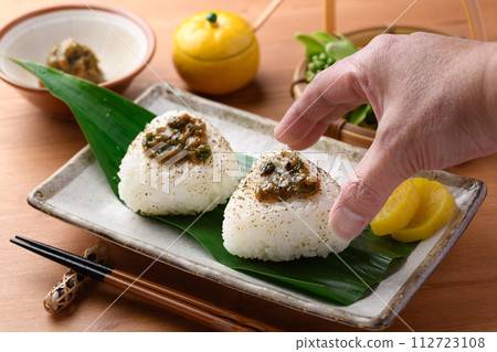 Fukinoto Miso Grilled Onigiri Early Spring Ingredients Fukinoto Miso (Onigiri) Fukinoto Miso Grilled Onigiri Early Spring Ingredients Fukinoto Miso (Onigiri) 112723108