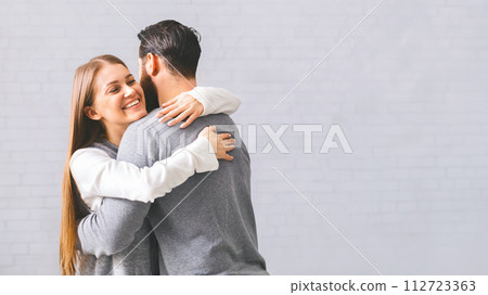 Happy Spouses Embracing After Successful Group Marriage Therapy At Counsellor's Office Happy Spouses Embracing After Successful Group Marriage Therapy At Counsellor's Office 112723363