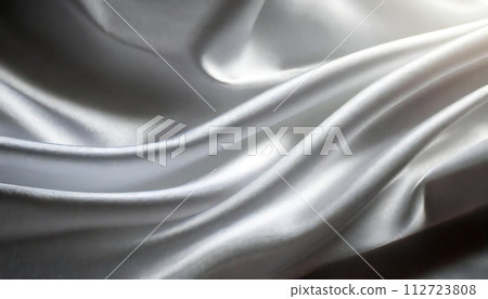 Silver decoration, silver luxurious fabric 112723808