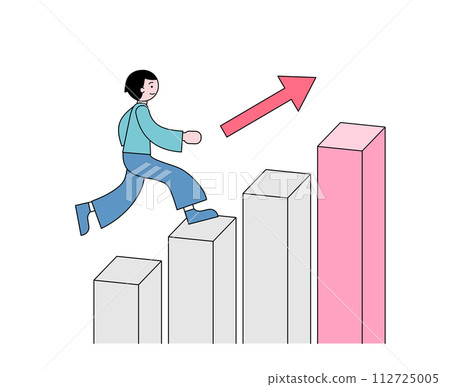一個女人加緊的插圖 112725005