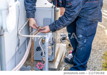 Gas water heater construction installation replacement replacement 112726168