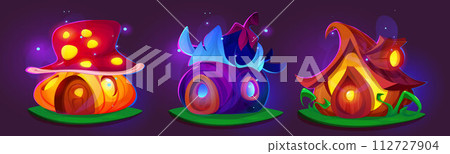 Magic tiny house of elf or animal 112727904