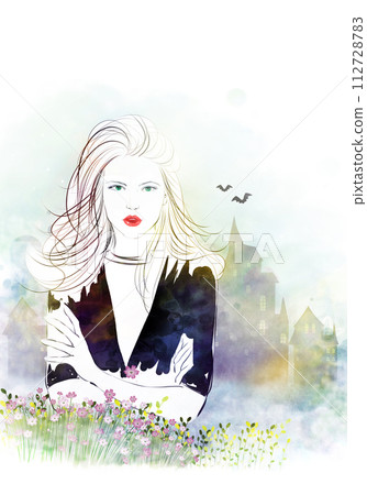 Woman Lifestyle Illustration Woman Lifestyle Illustration 112728783