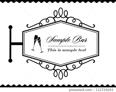 classic frame sign icon classic frame sign icon 112729263