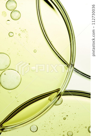 A close-up photo of water droplets that can be used in science, medicine, ingredients, and beauty designs. A close-up photo of water droplets that can be used in science, medicine, ingredients, and beauty designs. 112730036