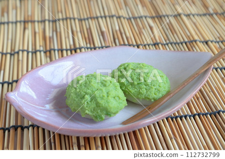 Handmade zunda mochi 112732799