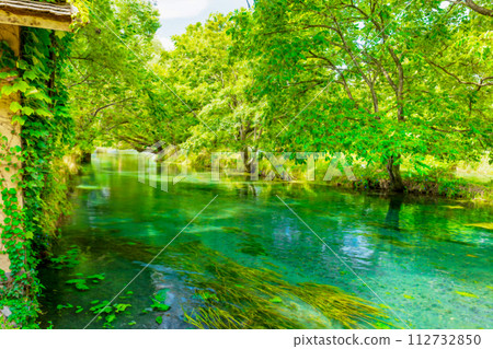 Summer river scenery Summer river scenery 112732850