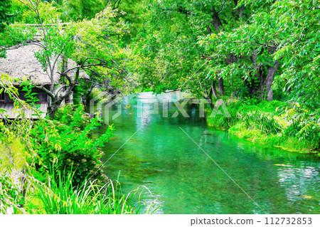 Summer river scenery Summer river scenery 112732853