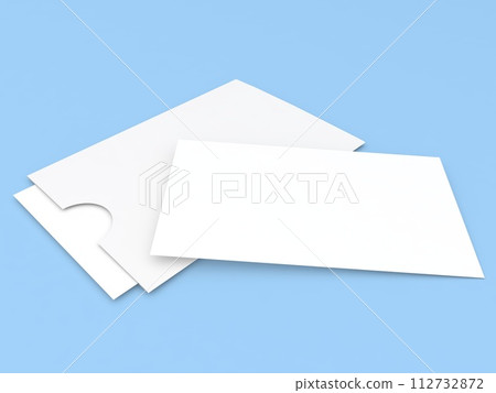 Business card blank mockup on blue background. Business card blank mockup on blue background. 112732872