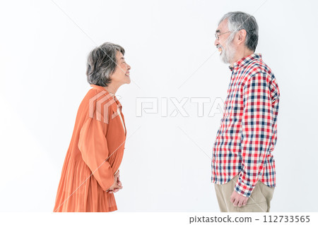 Senior couple good friends 112733565