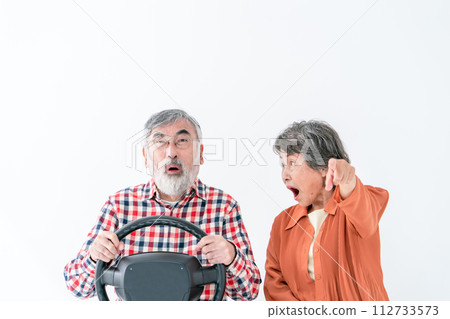 Elderly driver accident Elderly driver accident 112733573