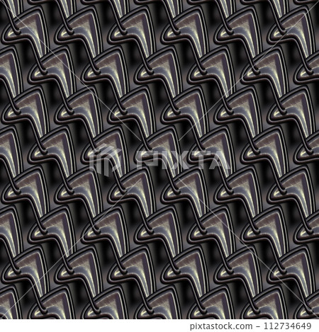 3D rendering of Middle Ages armor pattern tile 3D rendering of Middle Ages armor pattern tile 112734649