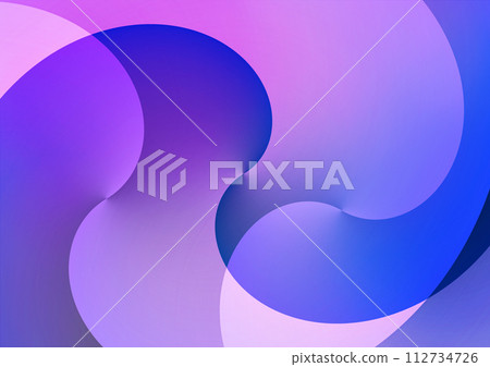 Abstract background of geometric shapes Blue background material Purple 112734726