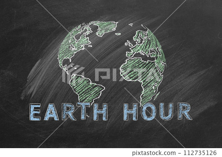 Earth hour concept 112735126