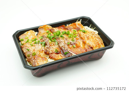 Pork yakiniku bento Pork yakiniku bento 112735172
