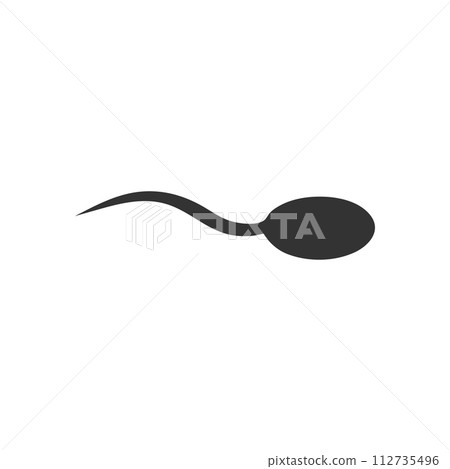 Sperm icon flat Sperm icon flat 112735496