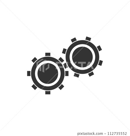 Setting icon flat 112735552