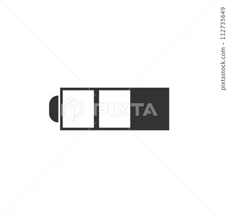 Battery icon flat Battery icon flat 112735649