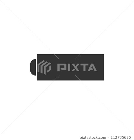 Battery icon flat Battery icon flat 112735650