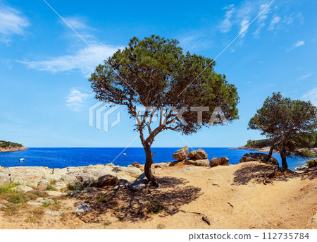 Costa Brava summer scenery, Spain. Costa Brava summer scenery, Spain. 112735784