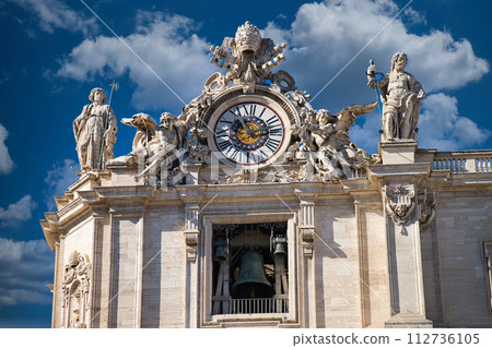 St. Peter's Basilica close-up at daylight 112736105