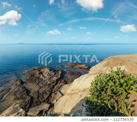 Aegean coast, Sithonia, Greece. 112736530