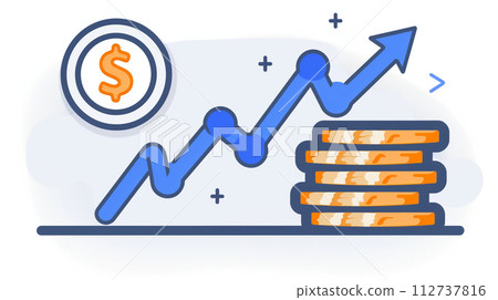 The dollar continues to rise and the yen continues to fall: A state of economic growth: Bubble 112737816