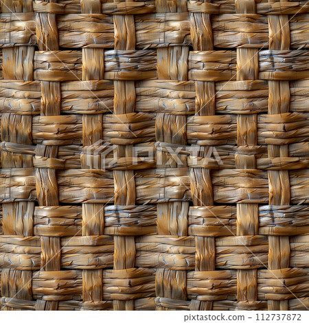 Rattan seamless background material 112737872