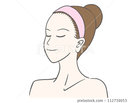 女人閉上眼睛 女人閉上眼睛 112738053