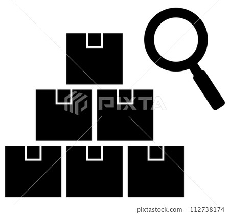 庫存管理圖標 庫存管理圖標 112738174