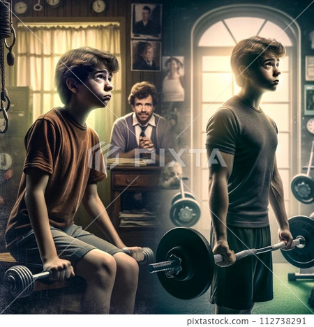 People who grow through “AI-generated materials” muscle training 112738291