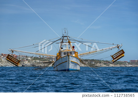 Camaronero the Shrimp boat in Baja california Sur, mexico Camaronero the Shrimp boat in Baja california Sur, mexico 112738565