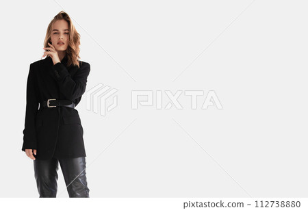 Natural look. Beauty model woman . Model test Natural look. Beauty model woman . Model test 112738880