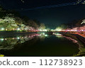 Cherry blossoms at night 112738923