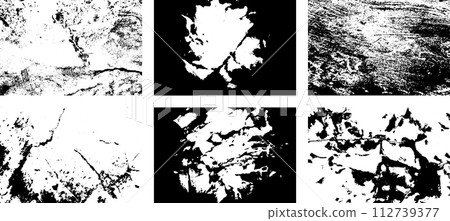Black and white grunge. Distress overlay texture. Abstract surface dust and rough dirty wall background concept. Distress illustration simply place over object to create grunge effect. Vector EPS10. Black and white grunge. Distress overlay texture. Abstract surface dust and rough dirty wall background concept. Distress illustration simply place over object to create grunge effect. Vector EPS10. 112739377