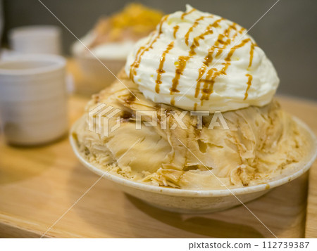fluffy shaved ice fluffy shaved ice 112739387