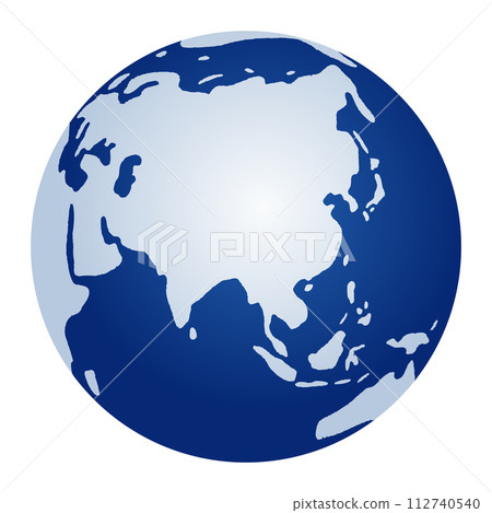 為實現永續發展目標和生態圖像而取消了歐亞大陸的地球向量圖解 112740540