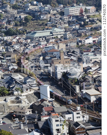 Trains that support Onomichi and life Trains that support Onomichi and life 112740870