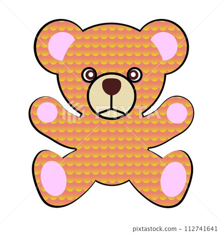 Teddy bear illustration 112741641
