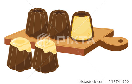 切菜板和canelé 112741900