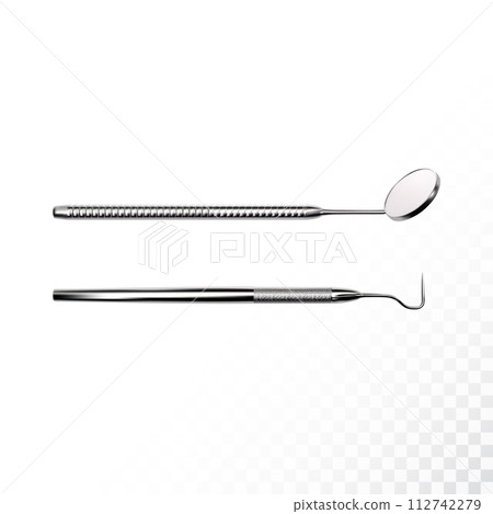 White tooth implant implant cut, healthy tooth or dental surgery. 112742279