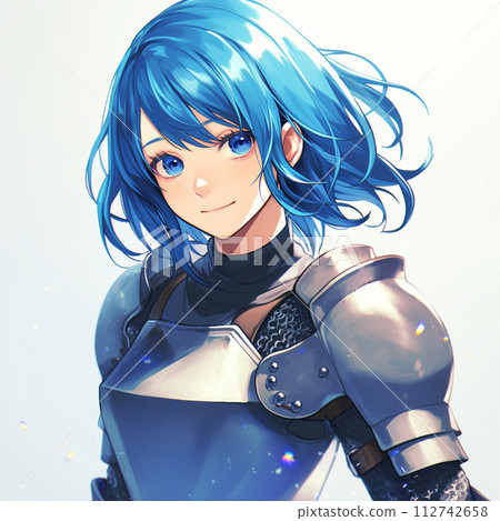 cute female knight 112742658