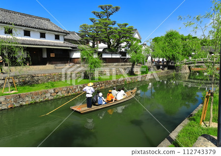 [岡山縣]天氣晴朗的倉敷美觀地區（沉船） 112743379