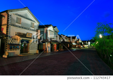 [Okayama Prefecture] Night view of Kurashiki Bikan Historical Quarter 112743417