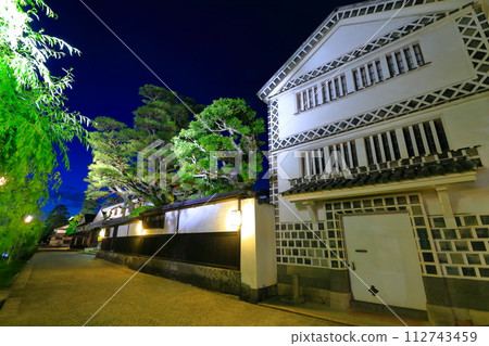 [Okayama Prefecture] Night view of Kurashiki Bikan Historical Quarter 112743459