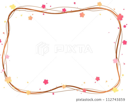 櫻花的簡單框架 112743859