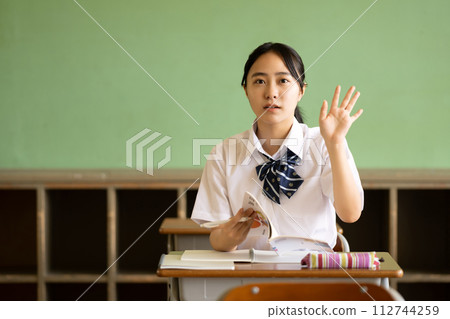 School life image material 112744259