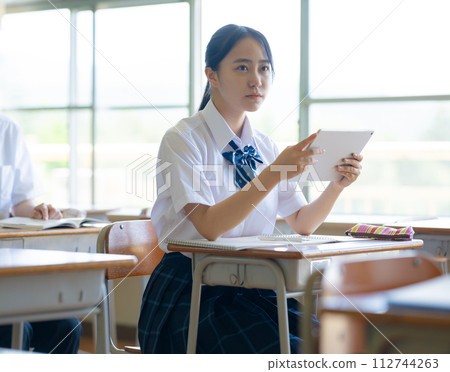 學校生活形像素材 學校生活形像素材 112744263