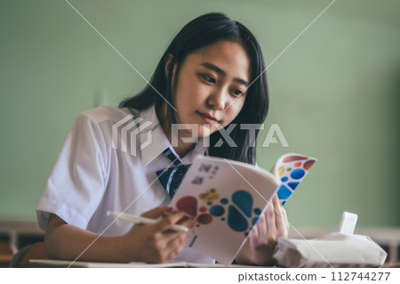 School life image material 112744277